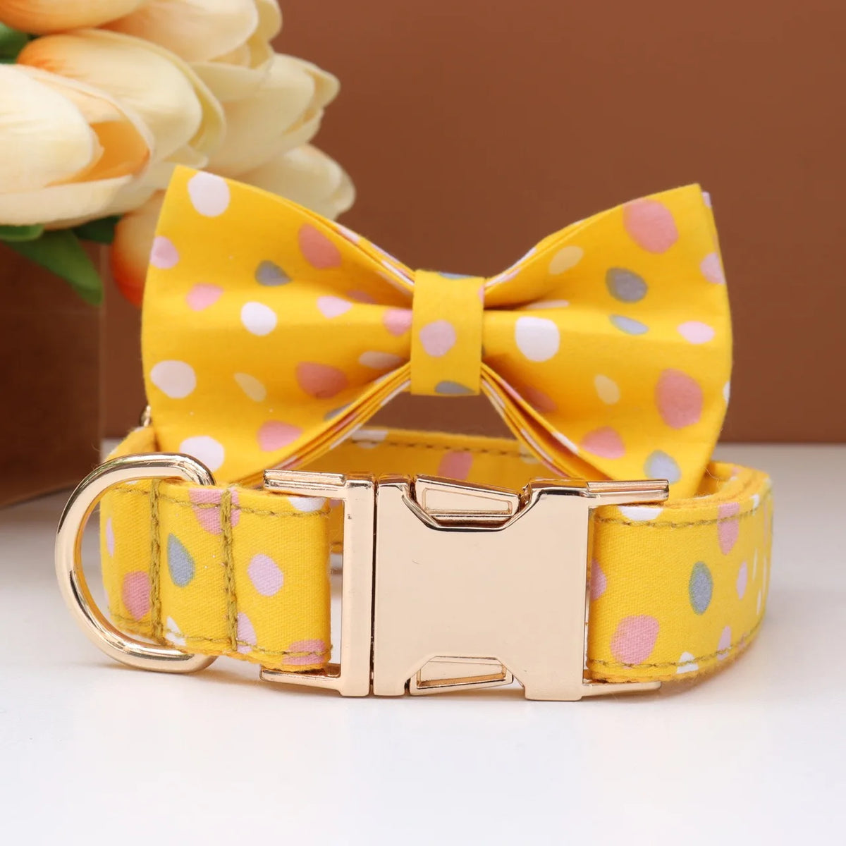 6 Colors Customized Dog Collar Set Free Personalized ID Name Tel Engraving Name for Small Medium Large Dogs Adjustable Dog Leash