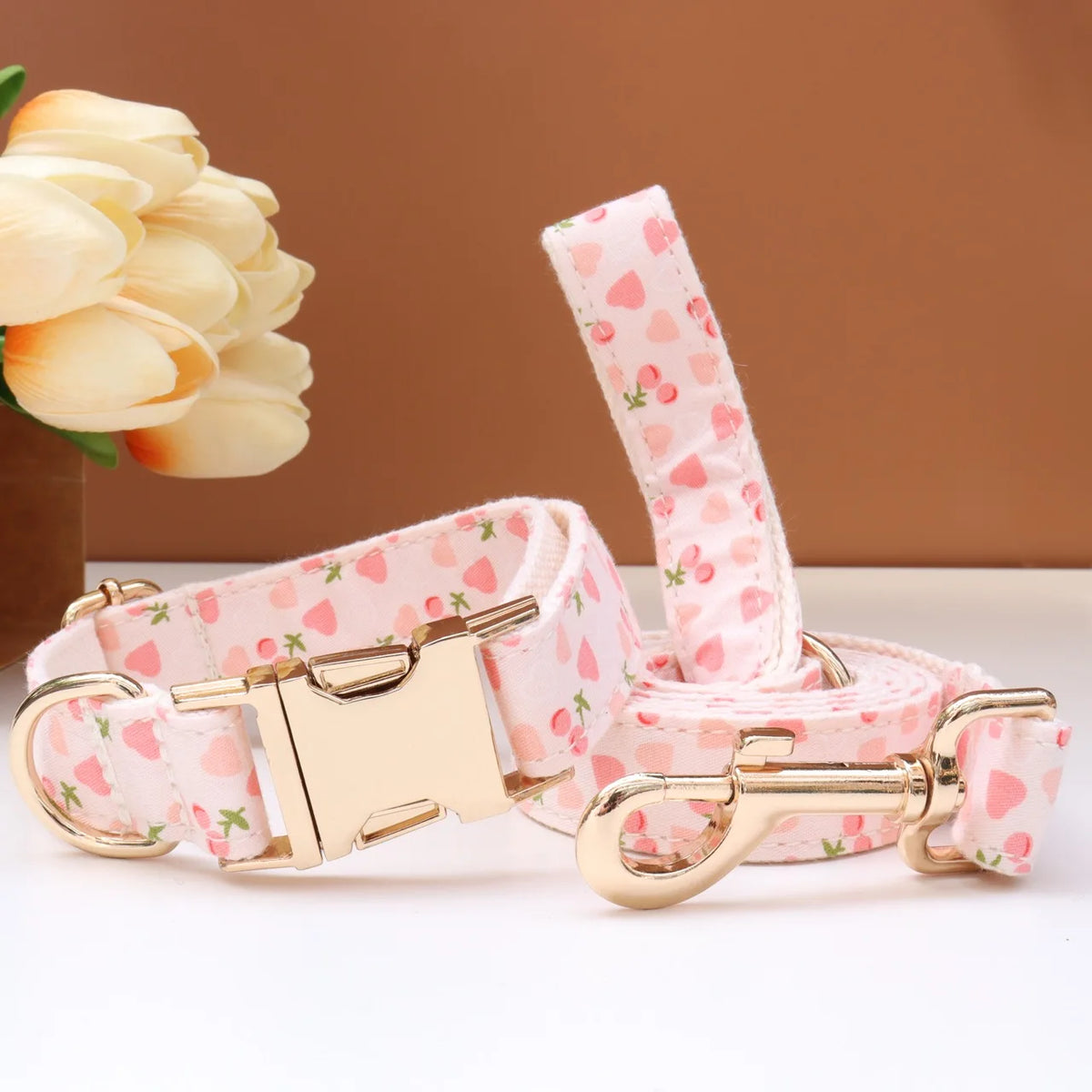 6 Colors Customized Dog Collar Set Free Personalized ID Name Tel Engraving Name for Small Medium Large Dogs Adjustable Dog Leash