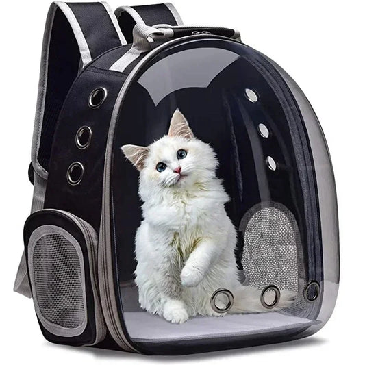 Transparent Portable Cat Carrier Backpack Breathable Bubble Pet Backpack for Small Animals Puppy Kitty Travel Capsule