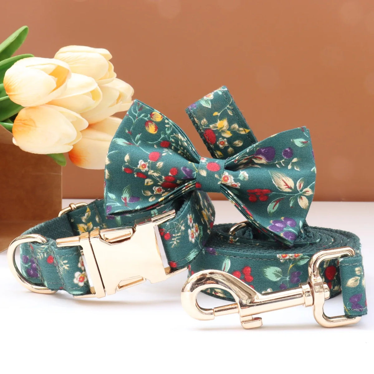 6 Colors Customized Dog Collar Set Free Personalized ID Name Tel Engraving Name for Small Medium Large Dogs Adjustable Dog Leash