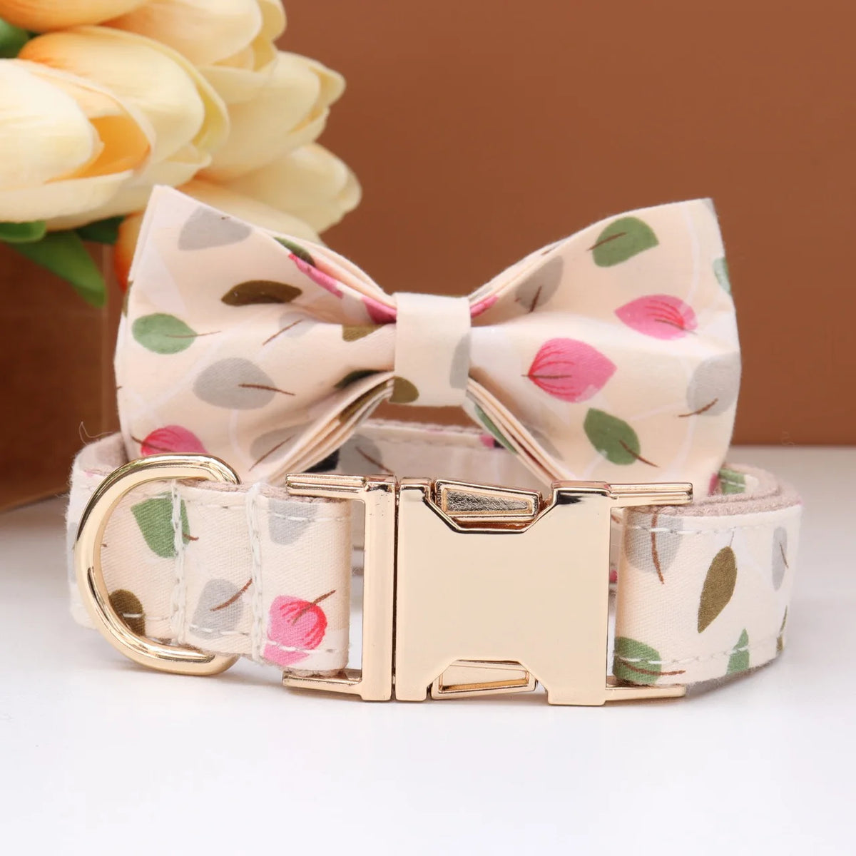 6 Colors Customized Dog Collar Set Free Personalized ID Name Tel Engraving Name for Small Medium Large Dogs Adjustable Dog Leash
