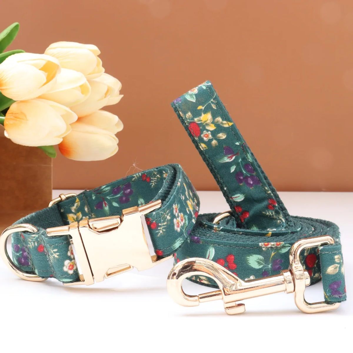 6 Colors Customized Dog Collar Set Free Personalized ID Name Tel Engraving Name for Small Medium Large Dogs Adjustable Dog Leash