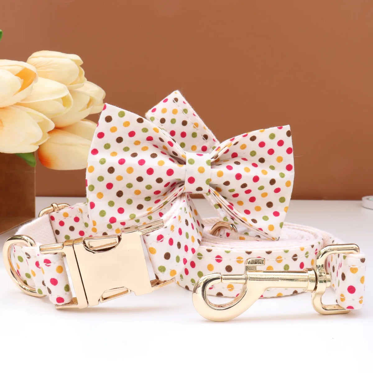 6 Colors Customized Dog Collar Set Free Personalized ID Name Tel Engraving Name for Small Medium Large Dogs Adjustable Dog Leash